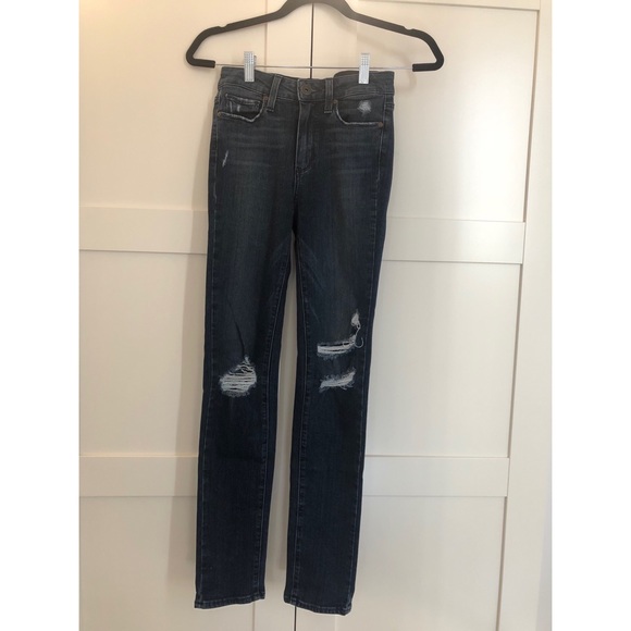 PAIGE Hoxton Crop Rollup Jeans - Picture 1 of 4